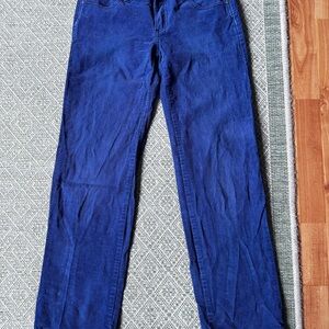 PrAna Blue Corduroy Pants